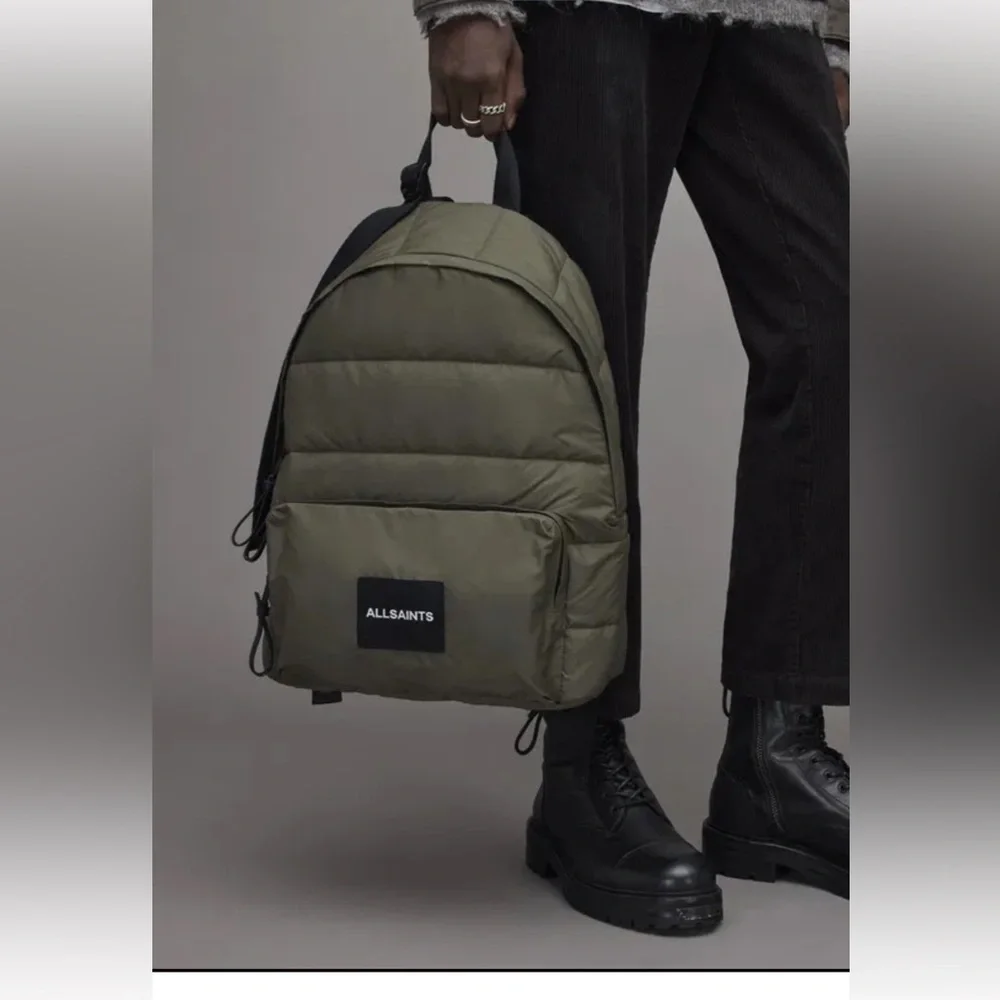 NEW All Saints Zone Quilted Backpack Unisex NWT  display picture 3